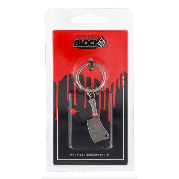💚 2 for $20 💚 Nerd Block Cleaver Horror Metal Keychain Exclusive - Picture 1 of 6